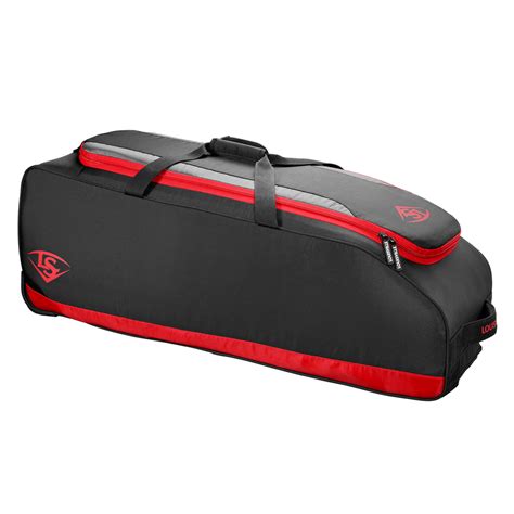 LOUISVILLE SLUGGER OMAHA RIG WHEELED BAG .